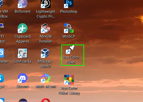 Free Color Picker desktop icon