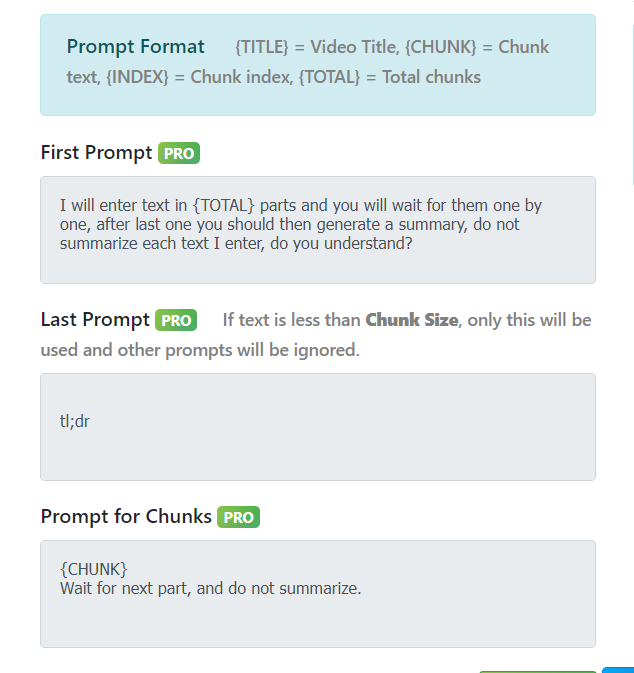 Auto control ChatGPT, Gemini, Claudio prompts as you summarize